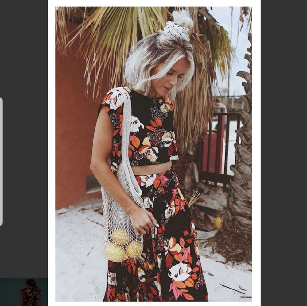 Free people sundown 2 piece set